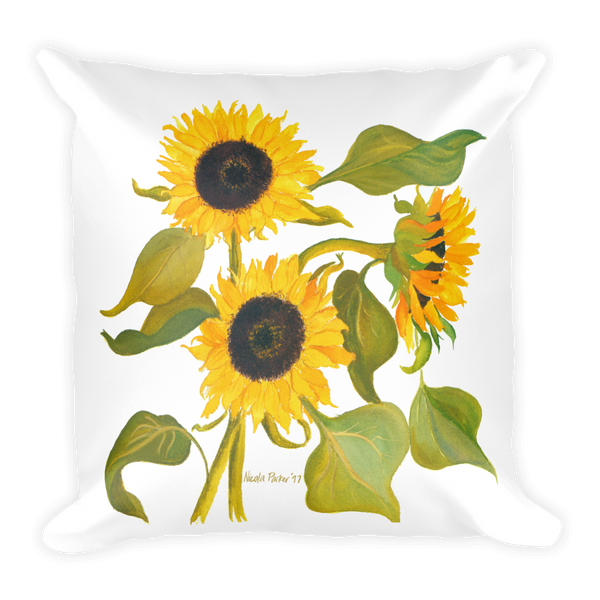 Sunflower retailer pillow